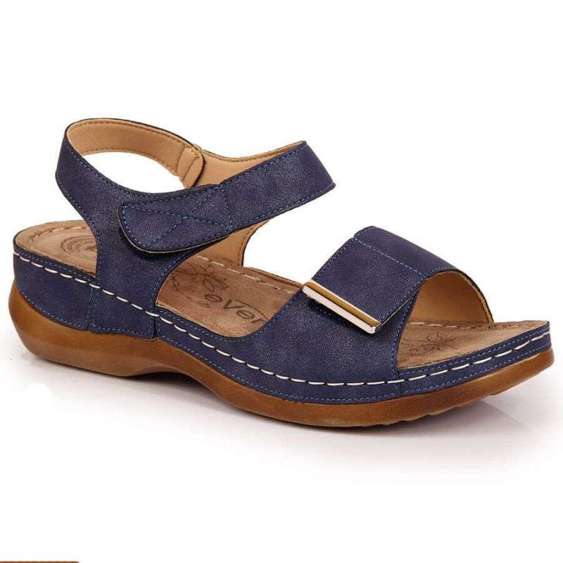 Velcro sandals eVento W EVE223C navy blue