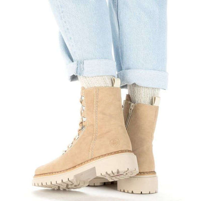 Rieker W RKR721 insulated work trousers beige