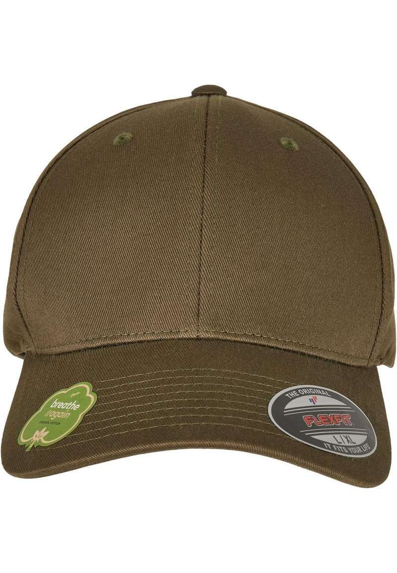 Flexfit Organic Cotton Cap burnt olive L/XL