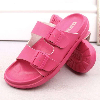 Big Star W INT2004E foam flip-flops with buckles, fuchsia