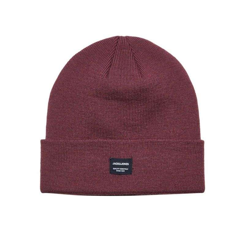 Jack & Jones Jacdna Beanie Noos M 12092815 Burgundy