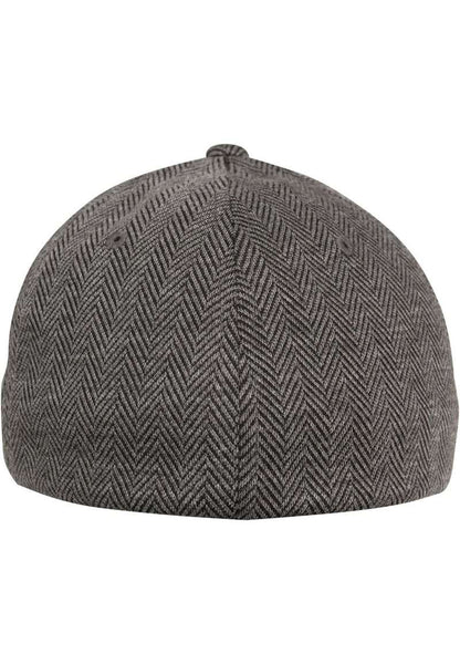 Heringbone Melange Flexfit black/h.grey S/M