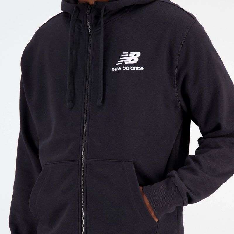New Balance Essentials Stacked Logo Fren BK M MJ31536BK sweatshirt