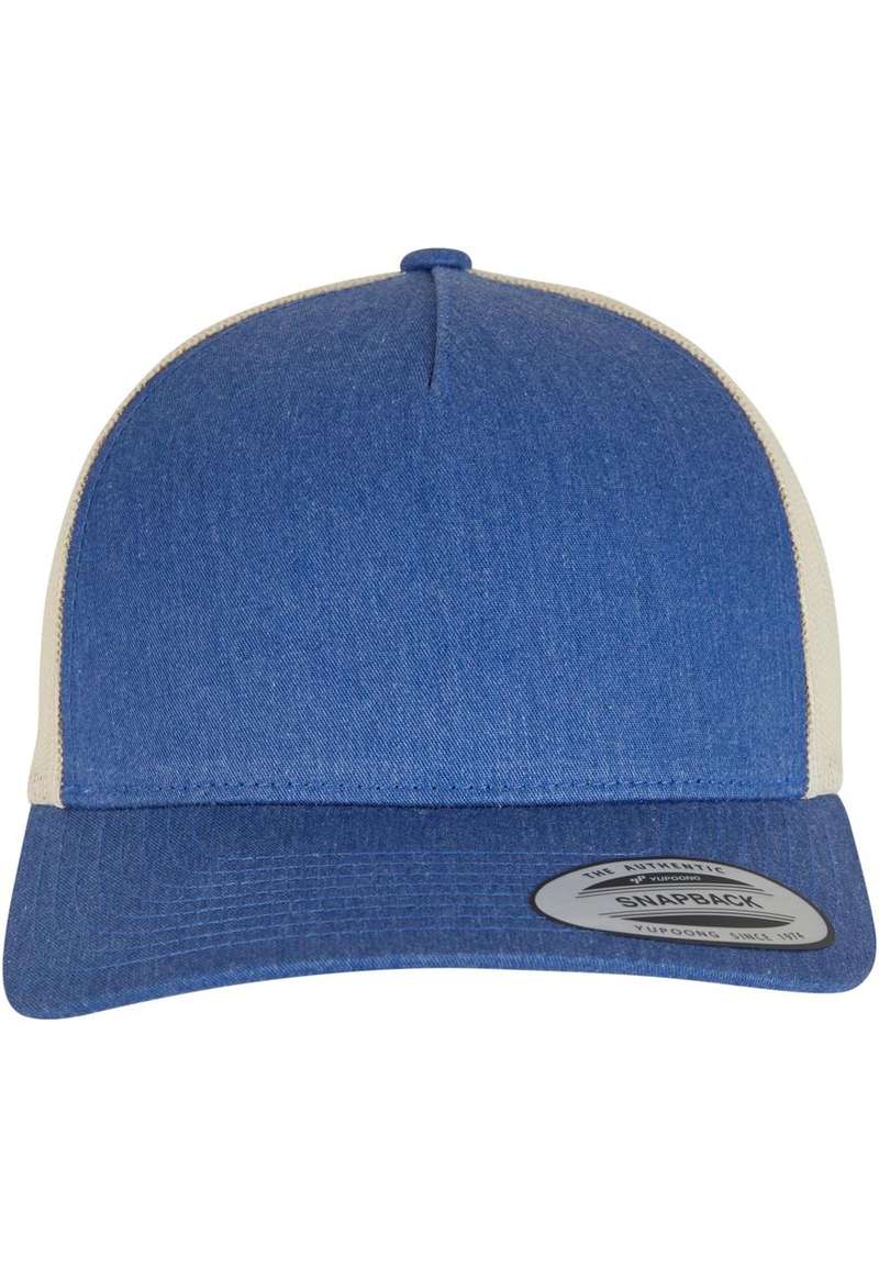 5-Panel Retro Trucker 2-Tone Cap blue/beige one size