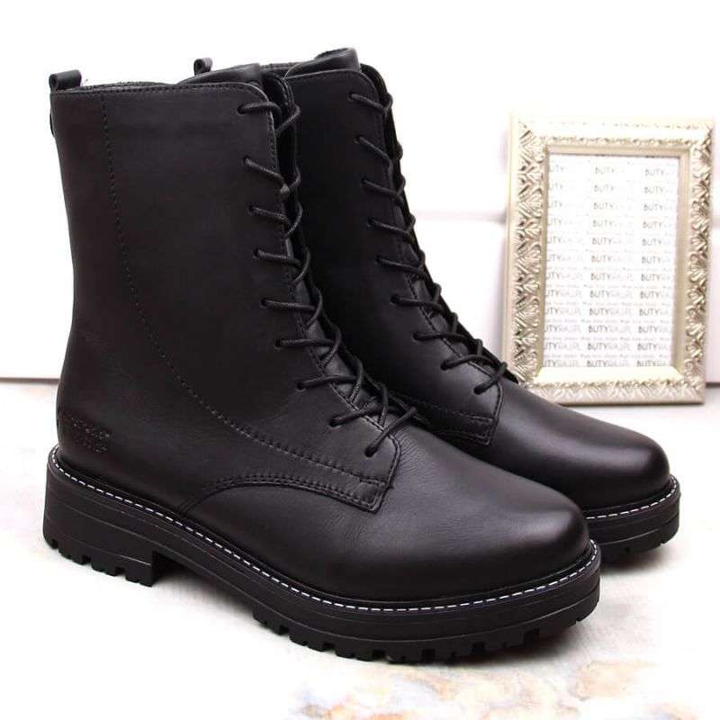 Comfortable insulated leather boots Remonte W RKR622 black