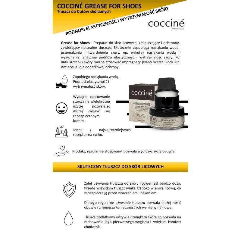Coccine black fat for grain leather DA0242A