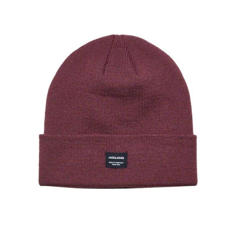 Jack & Jones Jacdna Beanie Noos M 12092815 Burgundy