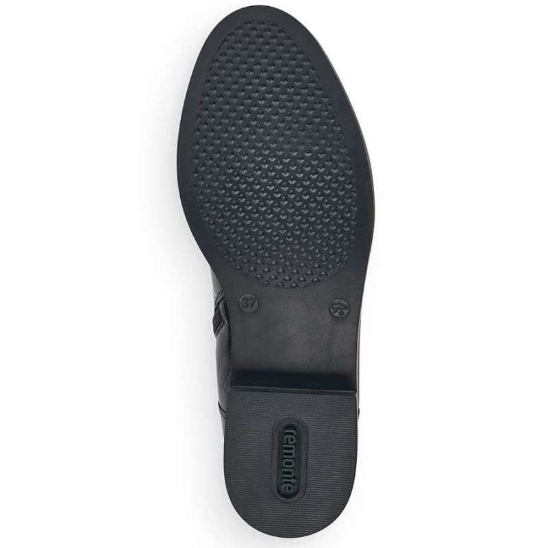 Comfortable, insulated leather boots Remonte W RKR630, black