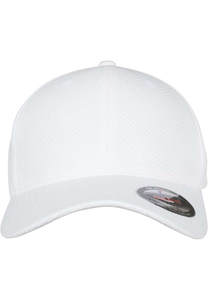 Flexfit 3D Hexagon Jersey Cap white S/M