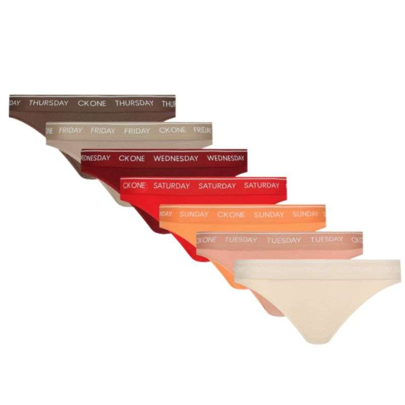 Calvin Klein Thong Thong 7Pk W 000QF5937E