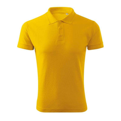 Malfini Pique Polo Free M MLI-F0304 polo shirt, yellow