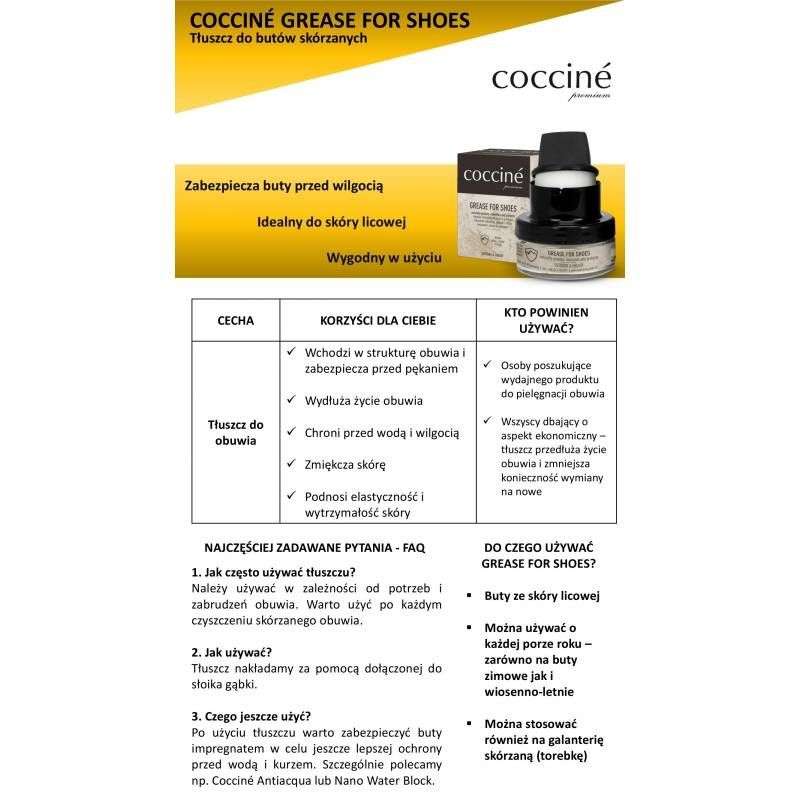 Coccine black fat for grain leather DA0242A