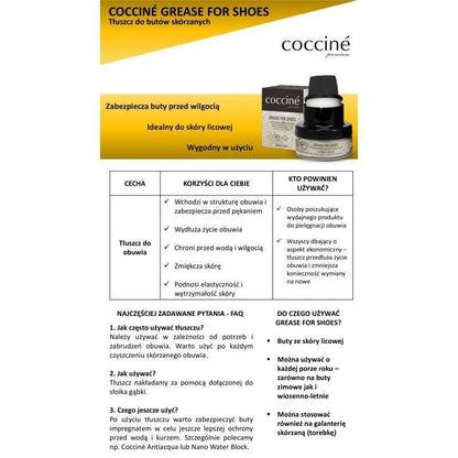 Coccine black fat for grain leather DA0242A