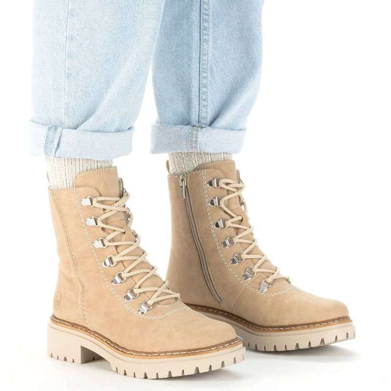 Rieker W RKR721 insulated work trousers beige