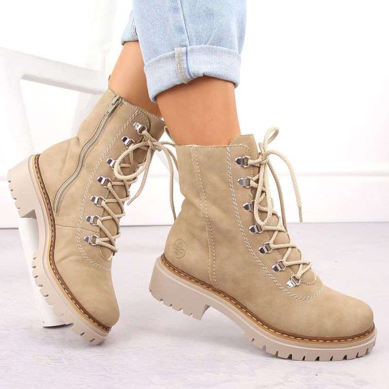 Rieker W RKR721 insulated work trousers beige