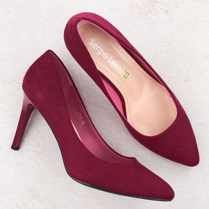 Sergio Leone 1339 W SK428C Suede Pumps