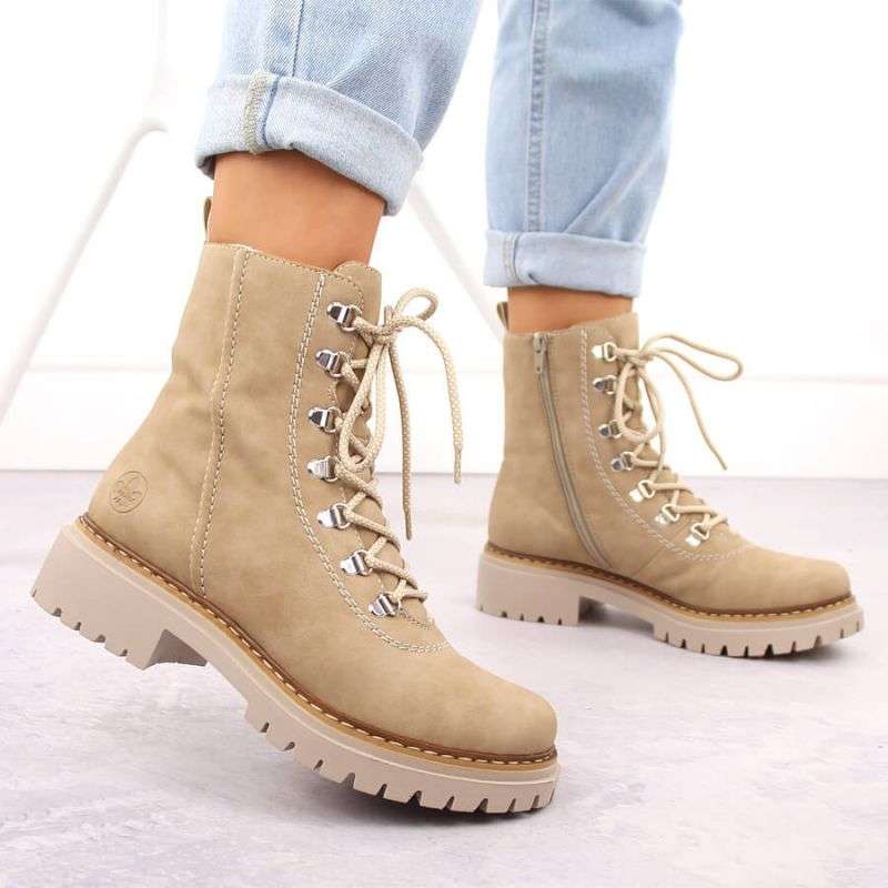 Rieker W RKR721 insulated work trousers beige