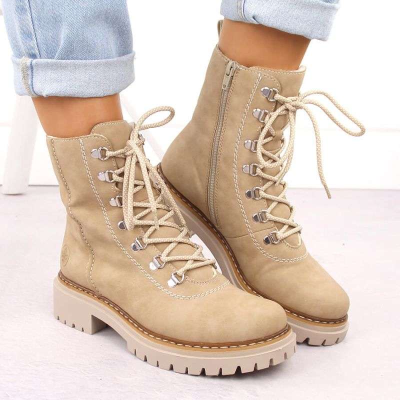 Rieker W RKR721 insulated work trousers beige