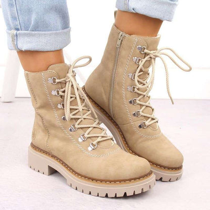 Rieker W RKR721 insulated work trousers beige