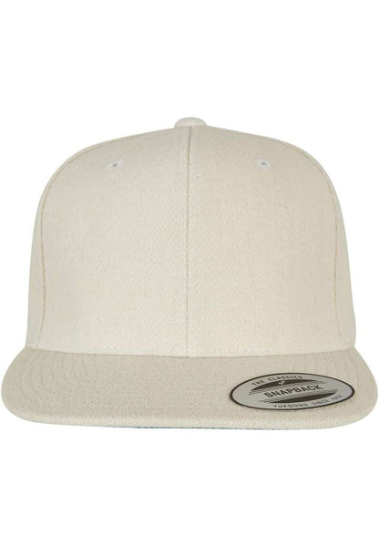 Melton Wool Snapback white one size