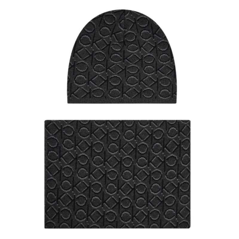 Hat + scarf Calvin Klein Shadow Monogram M K50K507498