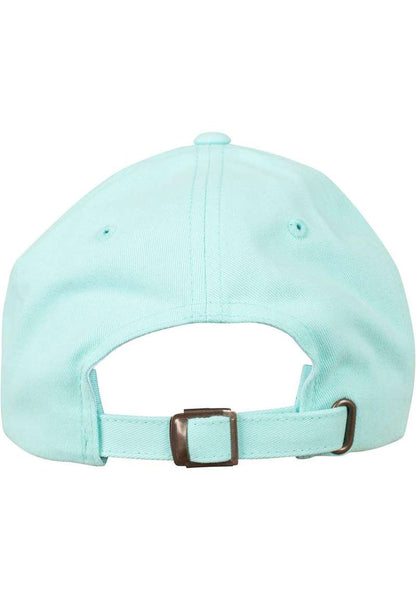 Peached Cotton Twill Dad Cap diamond blue one size
