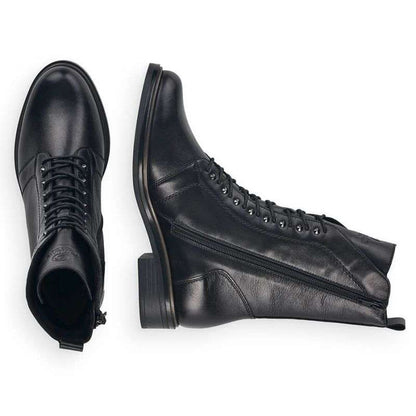 Comfortable, insulated leather boots Remonte W RKR630, black